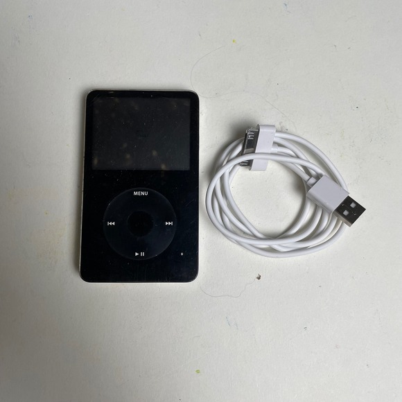 Apple iPod 5th Generation Black 30GB MP3 Player Merry Christmas‎ 2005 Engraved - Picture 1 of 6